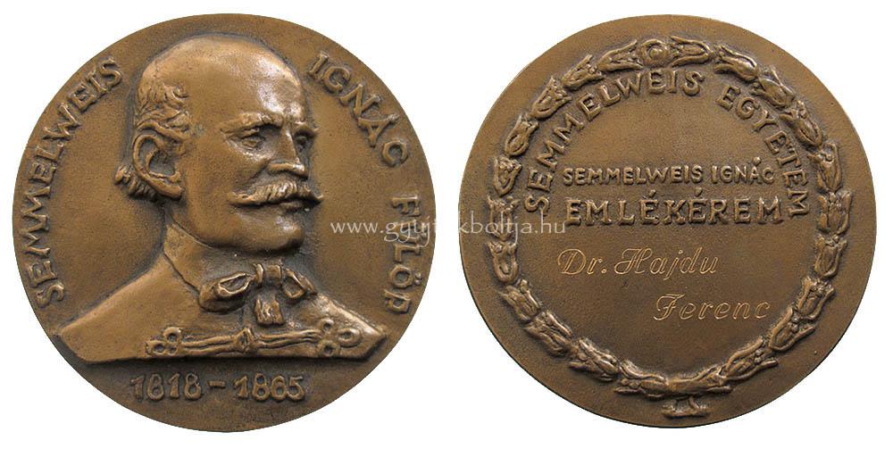 Semmelweis Egyetem Semmelweis Ignc Emlkrem